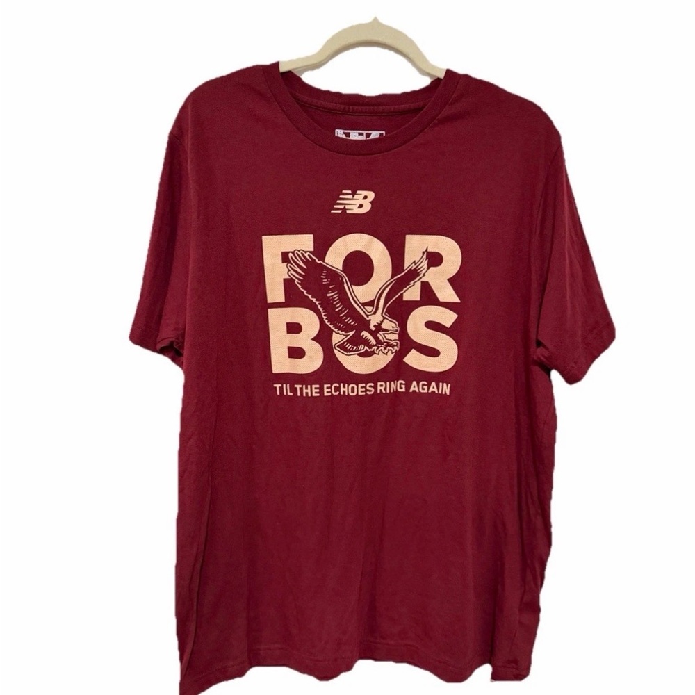 New Balance Men’s Boston College Eagles Burgundy T-Shirt Size XL
